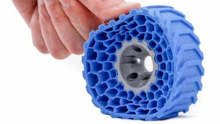 Flexible PLA consists of regular PLA and additives that make it bendy.