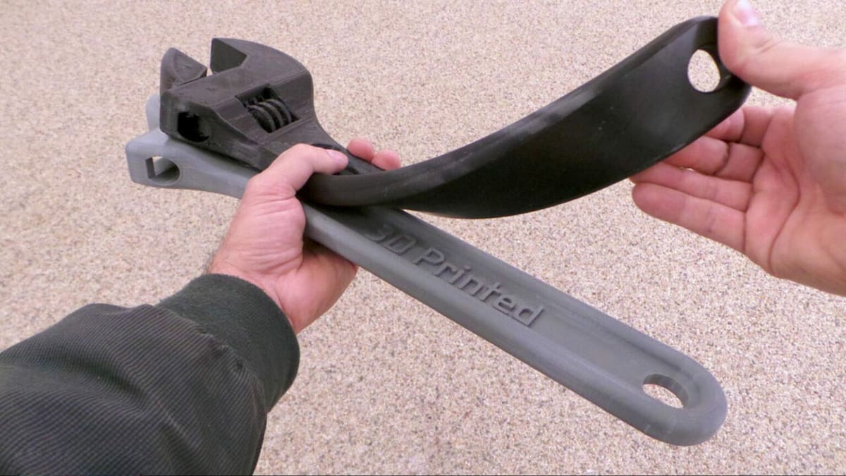 TPU provides rubber-like properties to 3D printed parts.