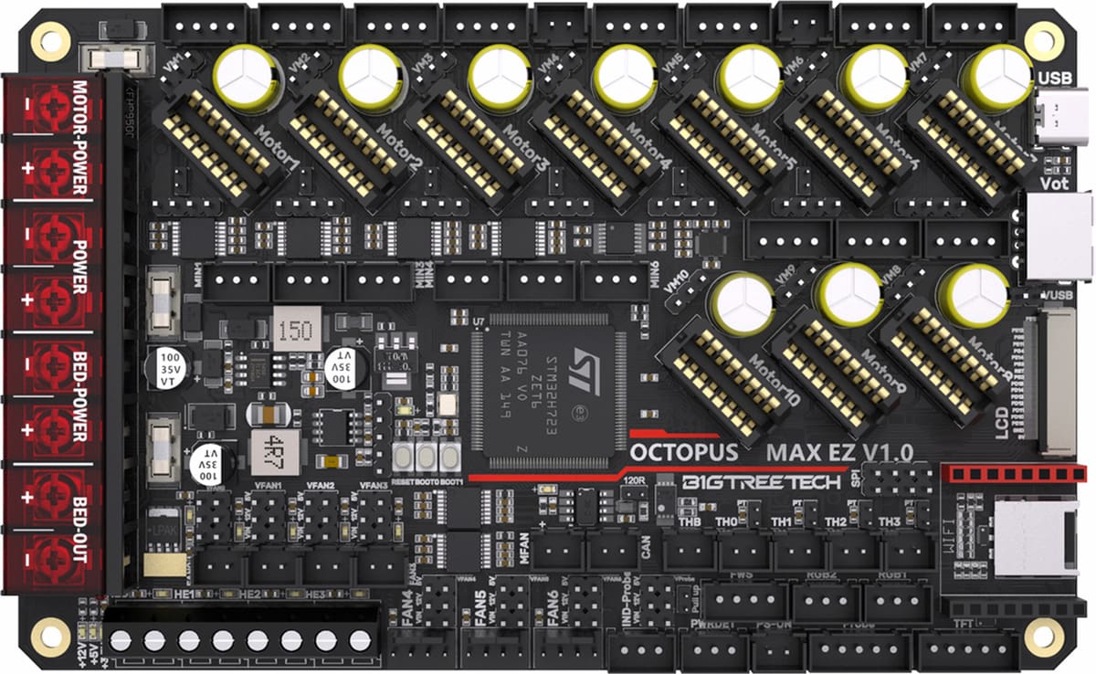 All connections are labeled for easy assembly