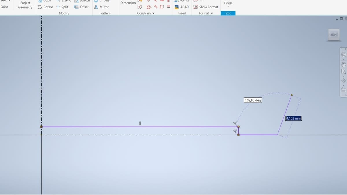 The drafting process helps the designer apply constraints