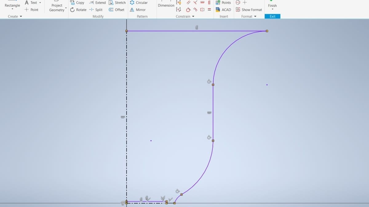 A fully constrained sketch needs more than just the constraints