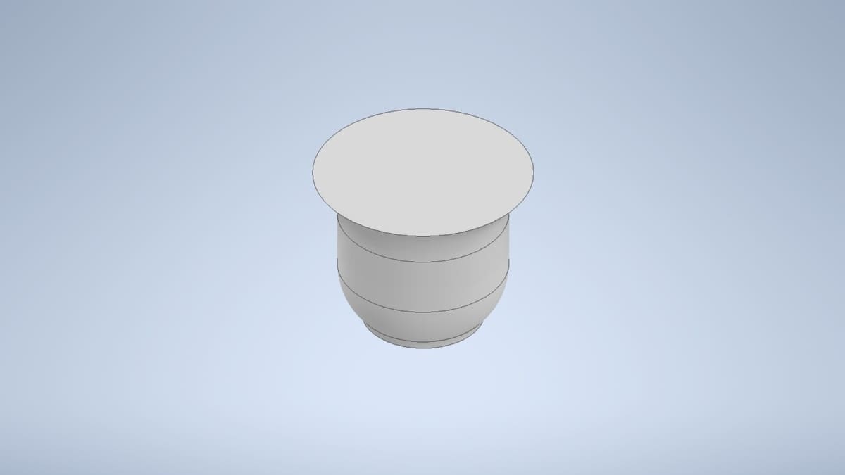 Revolving a sketch turns a 2D drawing into a 3D model