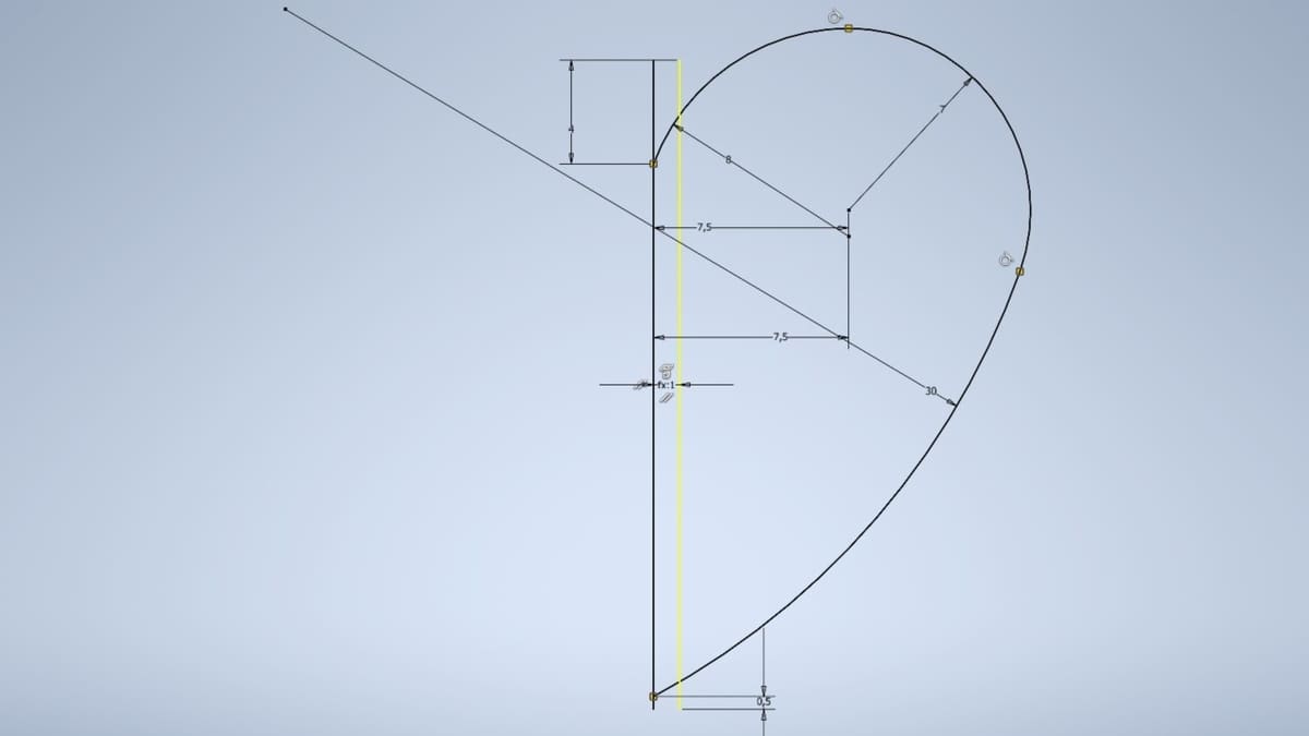 A complex 3D geometry can derive from a simple concept