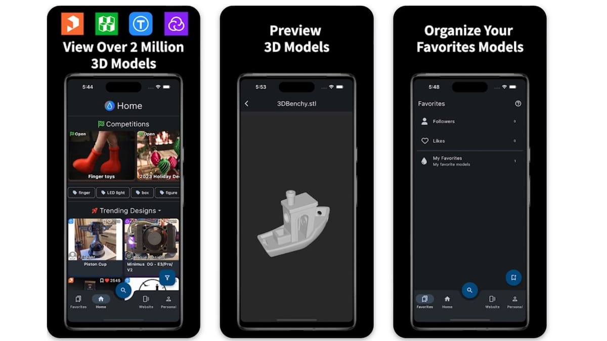 Easy search for models and competitions