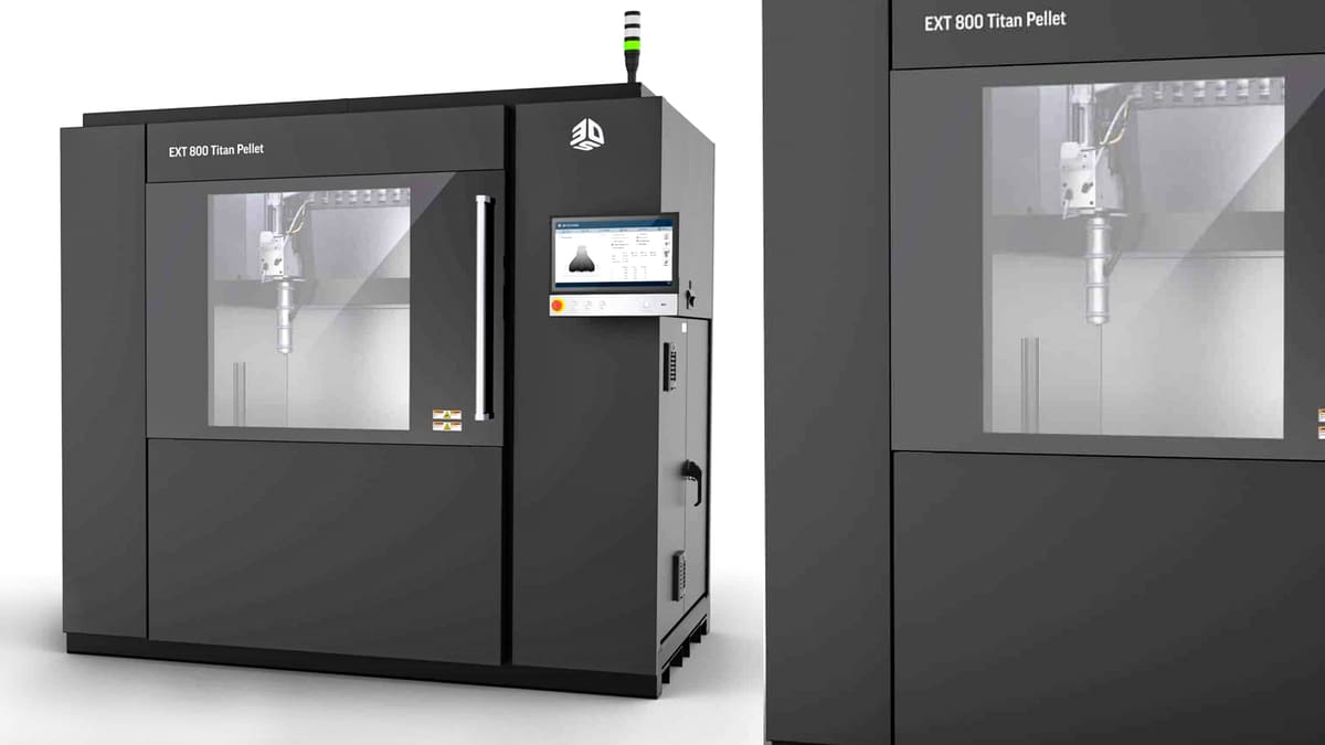 Image of New Professional 3D Printers: 3D Systems' New Ext 800 Titan Pellet FDM