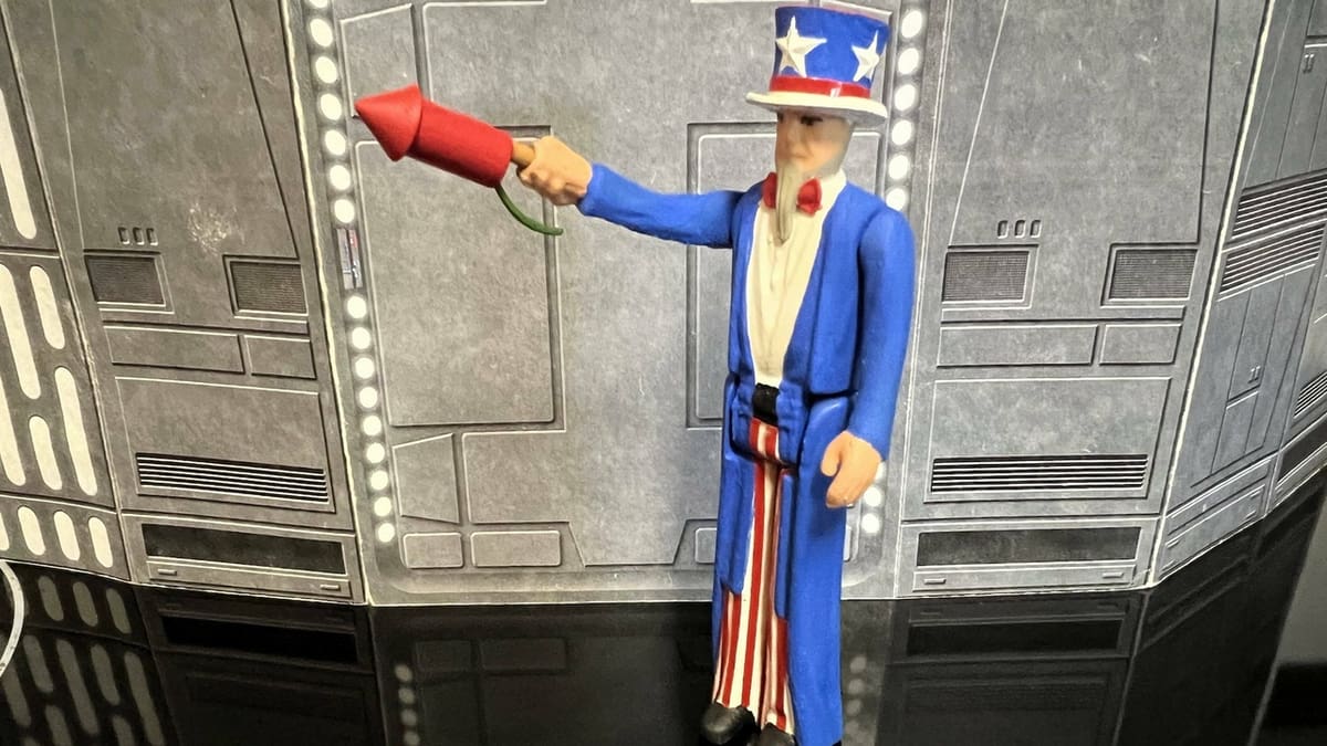 Uncle Sam is always ready for action