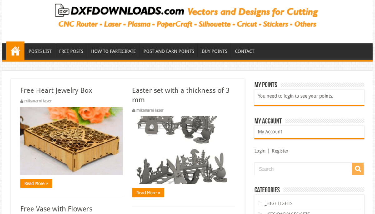 Image of: DXF File Resources