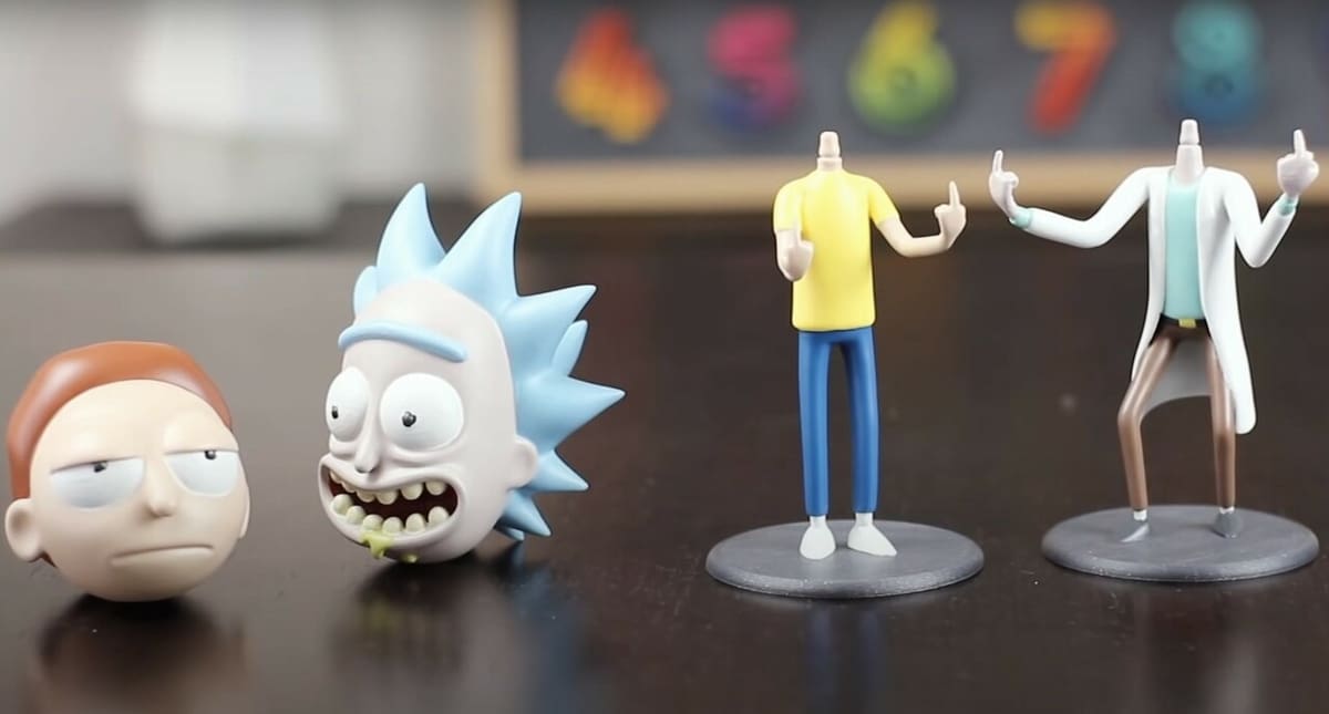 A funny version of the famous characters