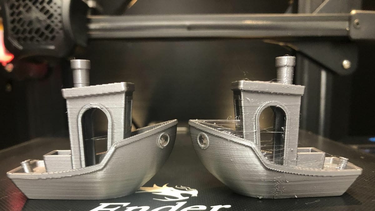Guess which Benchy was printed with wet PETG