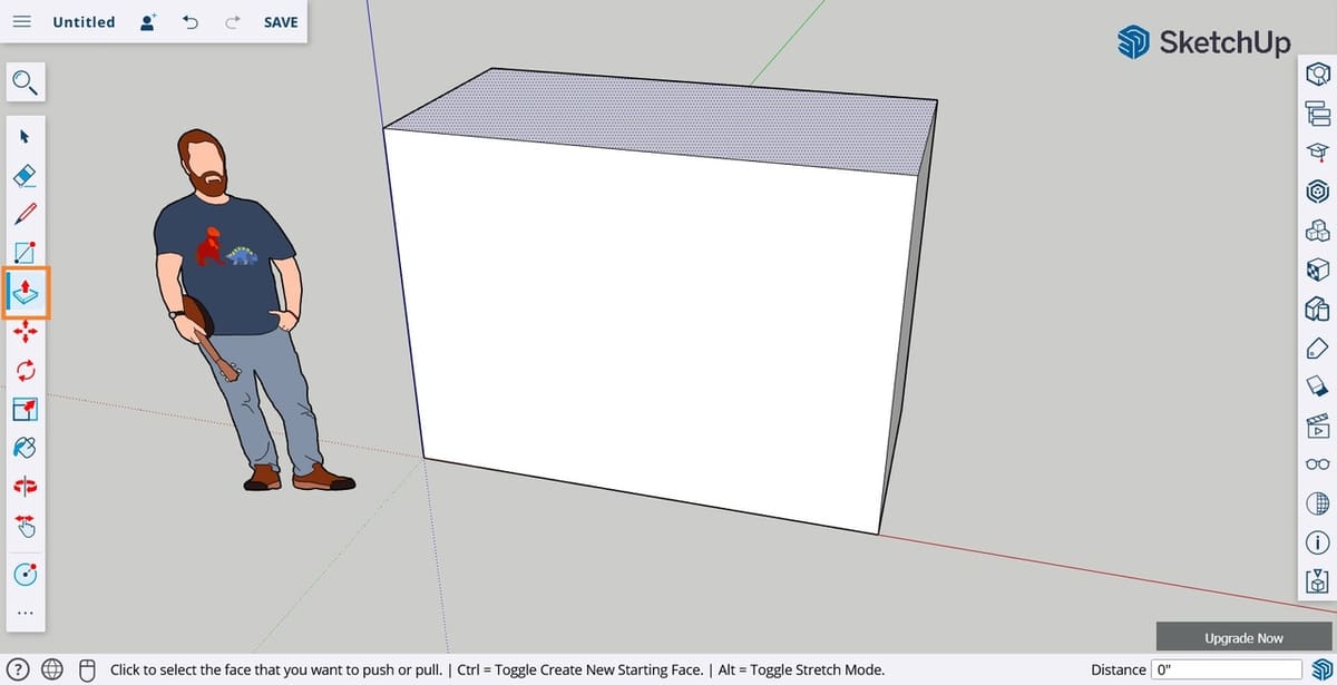 Extruded bookshelf