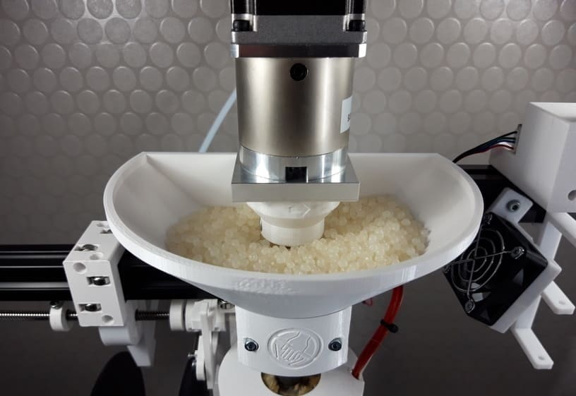 Pellets waiting to become filament