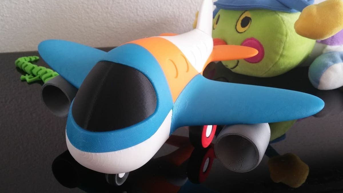 This is probably the cutest plane and puzzle combo you've ever seen!