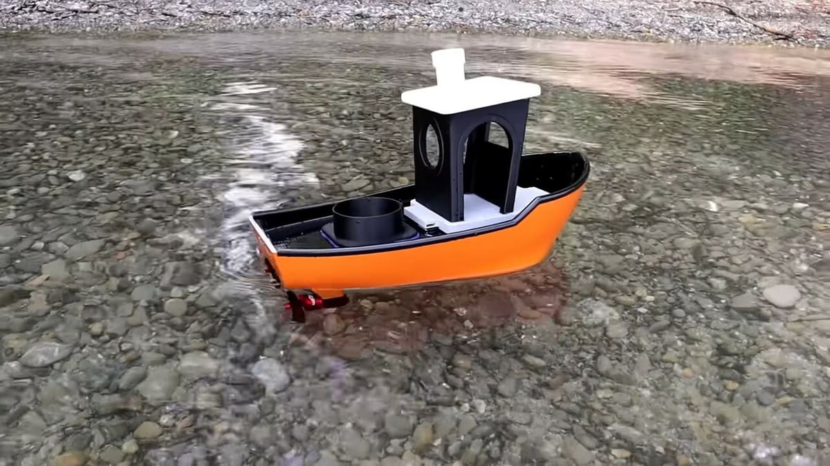 A small RC boat with a big purpose!