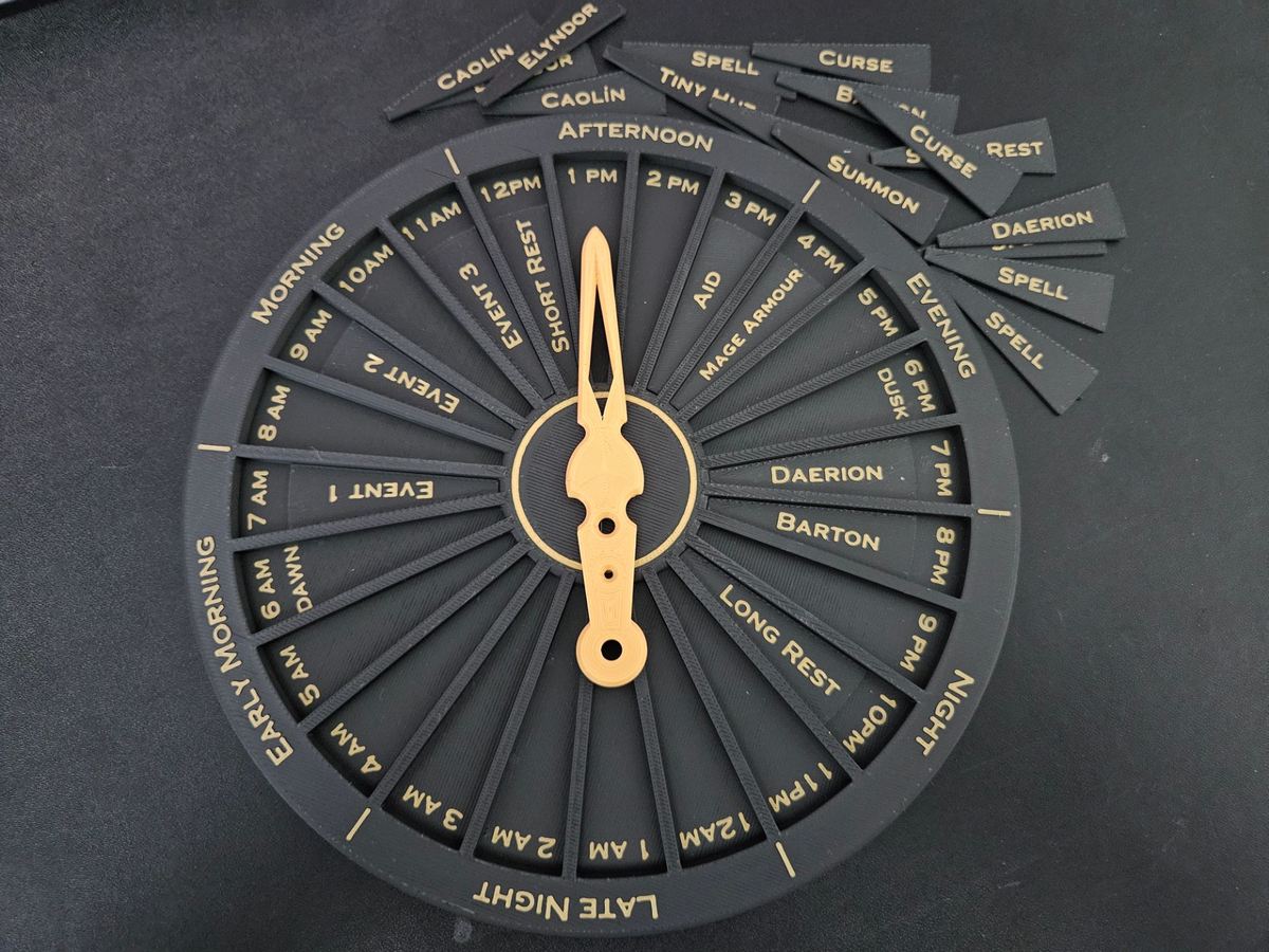 Image of: DnD Time Tracker and Events