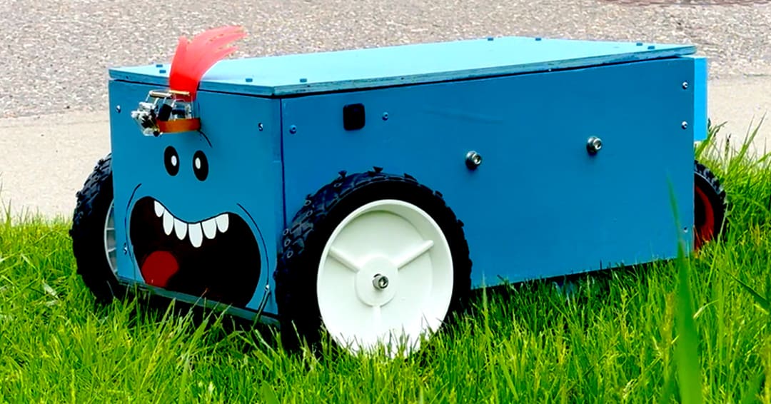 Lawnmowing made fun and funny!