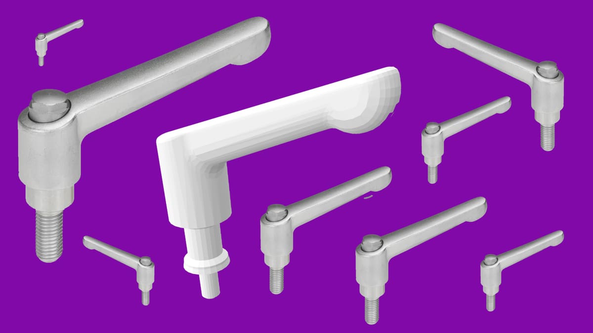 Image of Metal 3D Printing Price Charts: 4 Projects Compared: 2. 3D Printing 50 Stainless Steel 316L Hand Levers