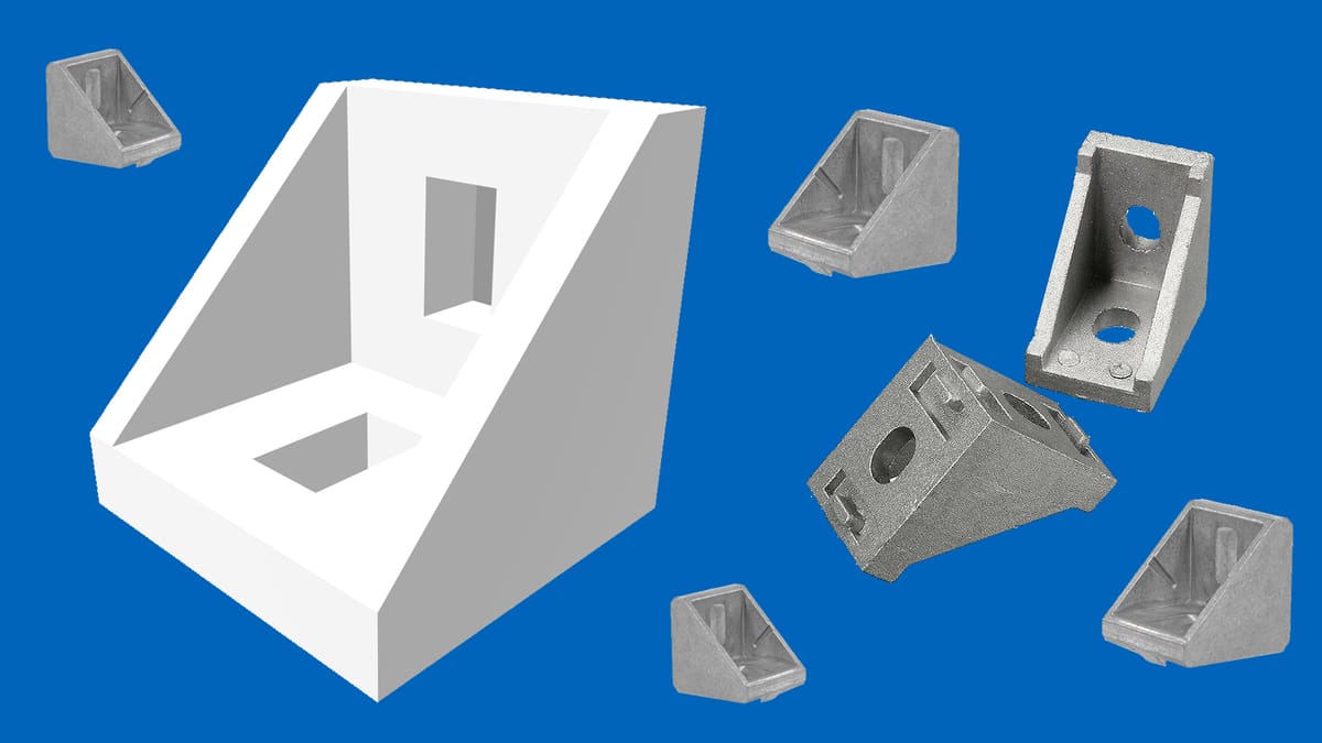 Image of Metal 3D Printing Price Charts: 4 Projects Compared: 1. 3D Printing 500 Aluminum Brackets