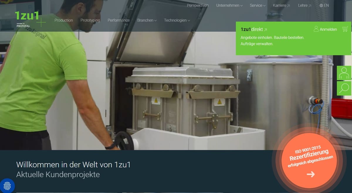 Bild von Die besten 3D-Druck-Services / 3D-Drucke online bestellen: 1zu1 Prototypen GmbH