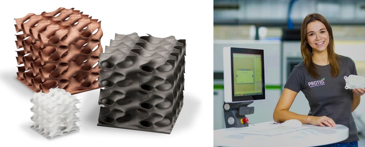 Image of Copper 3D Printing Services: Protiq