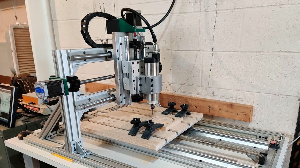DIY CNC router for cutting and engraving wood
