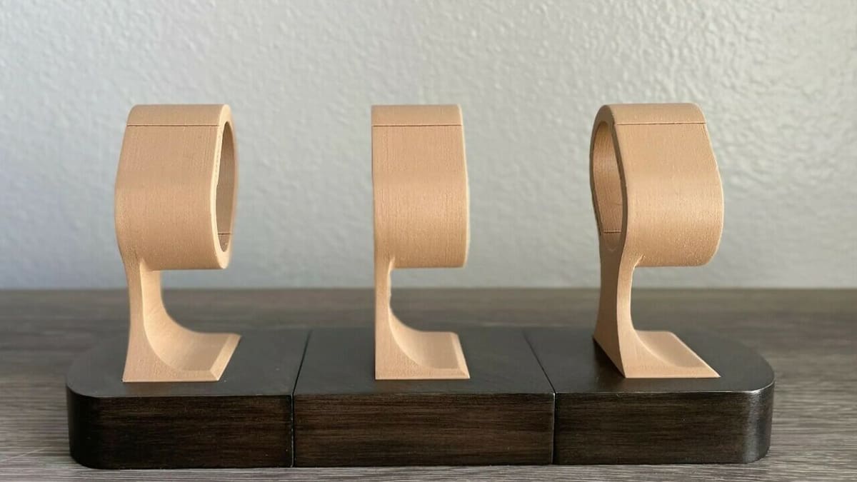 Different wood PLAs produce different finishes