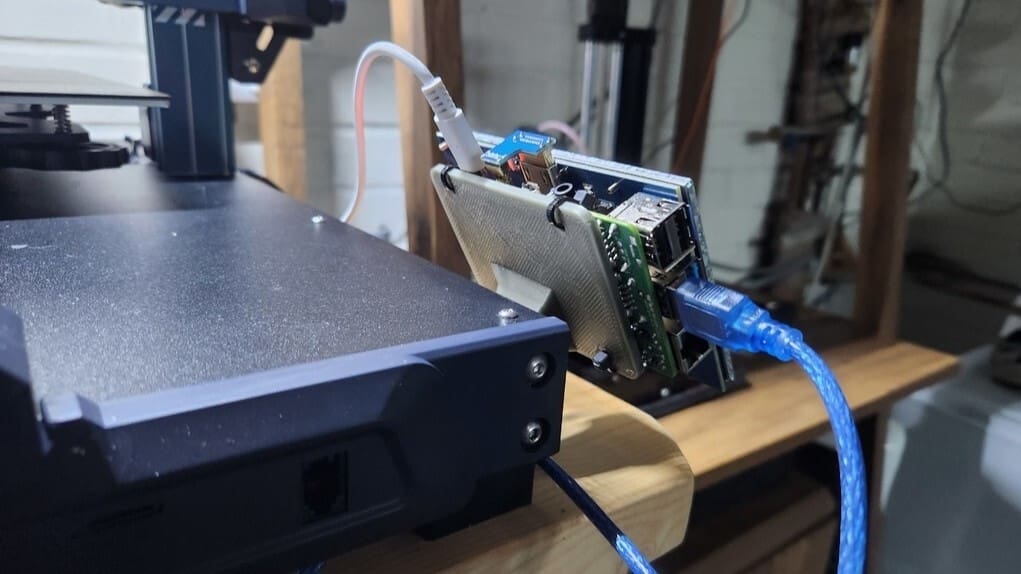 Klipper uses an extra board so the printer's mainboard isn't overwhelmed