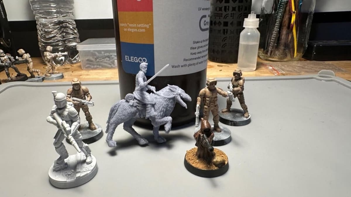 Elegoo's resin is great for miniatures