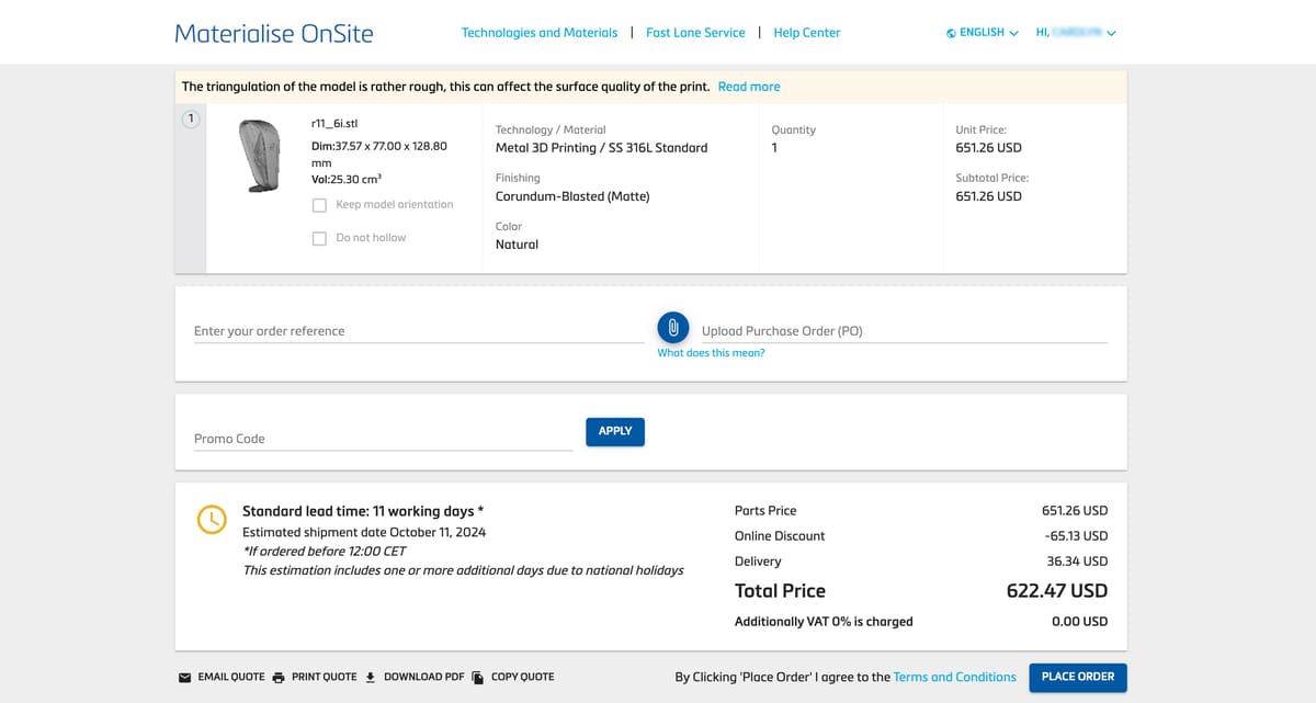 Image of Top Stainless Steel 3D Printing Services: Materialise OnSite