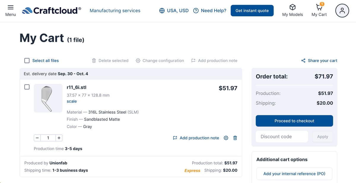 Image of Top Stainless Steel 3D Printing Services: Craftcloud