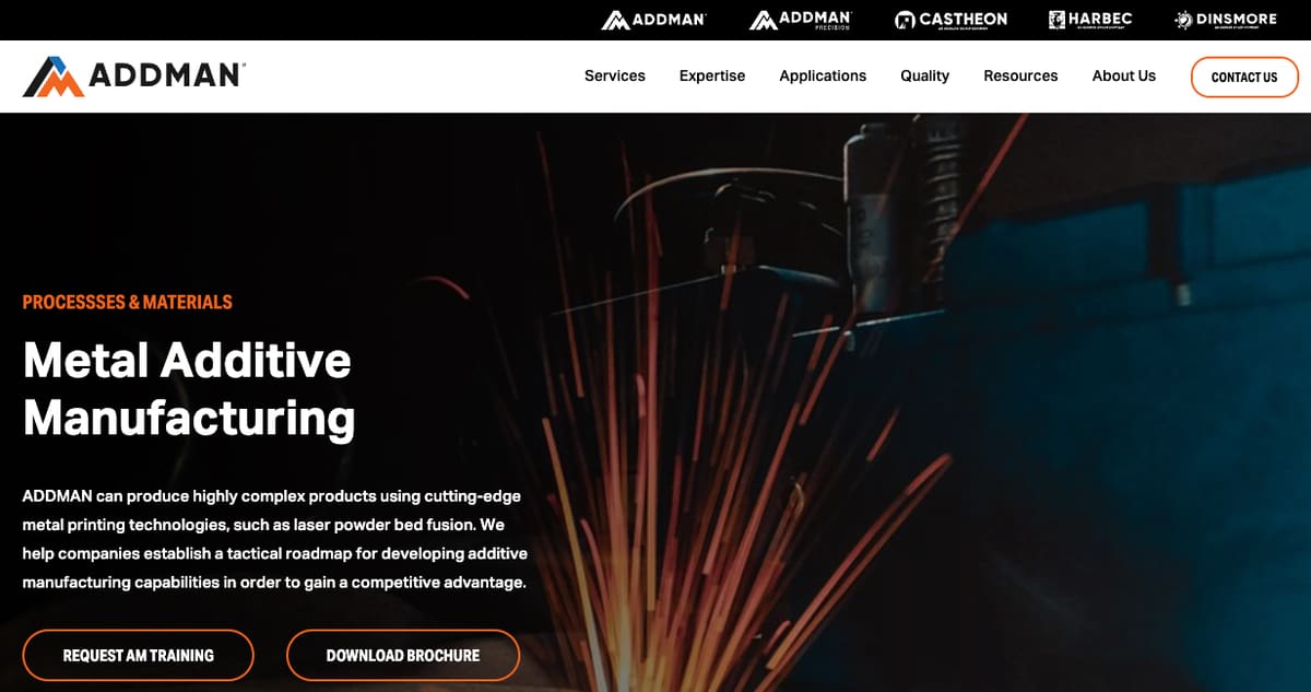 Image of Titanium 3D Printing Services: Addman