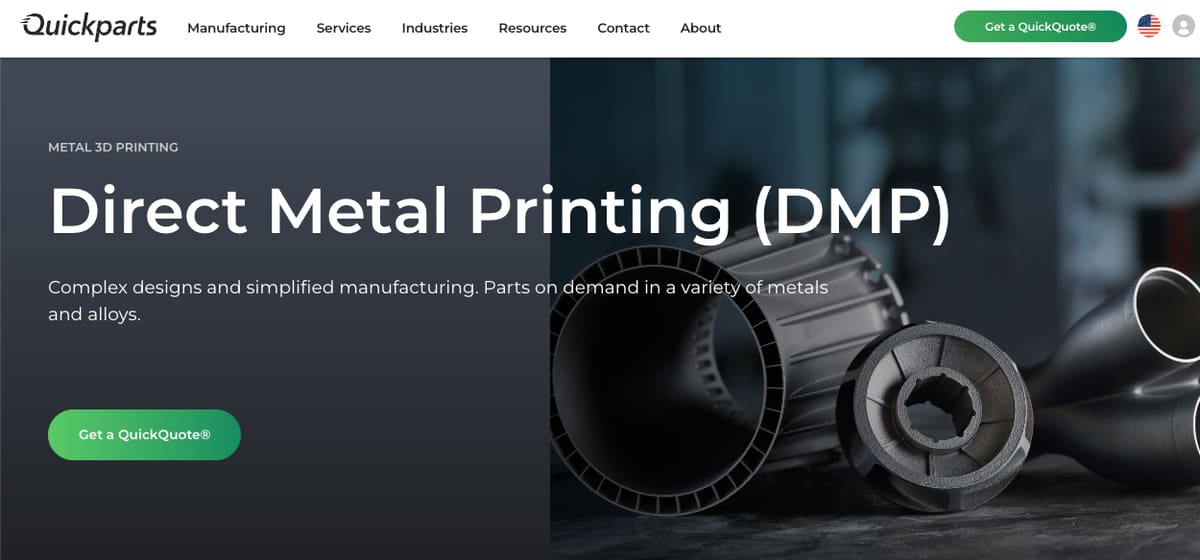 Image of Titanium 3D Printing Services: Quickparts