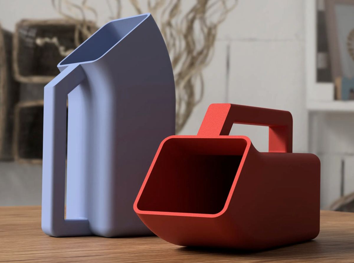 Foto de Projetos para impressora 3D: coisas para imprimir em 3D: Coletor de grãos