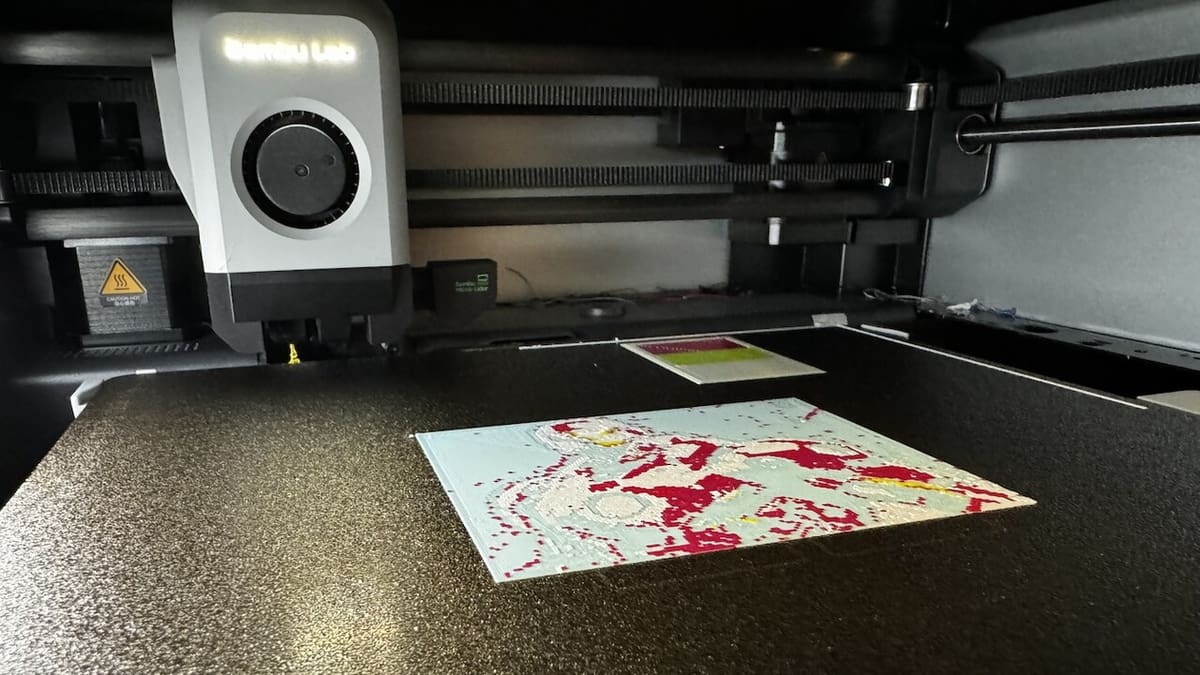 An AMS is practically mandatory to accurately print the lithophane