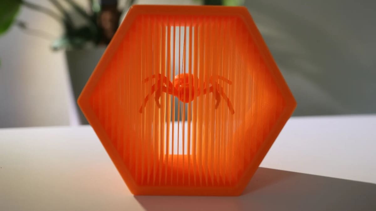 Suspended spiders can cause quite the fright