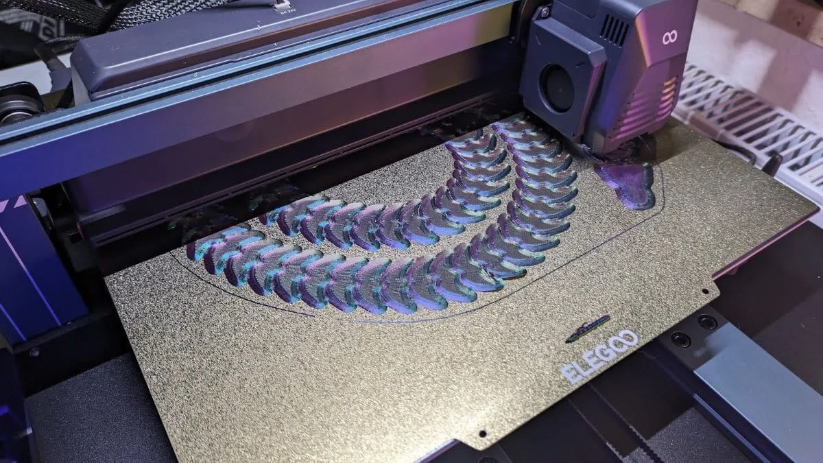 Large PLA and PLA+ objects can easily be printed without an enclosure