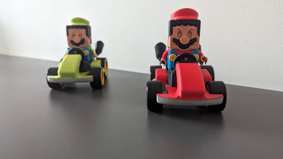 Time for turbo, Luigi! Loser buys the spaghetti!
