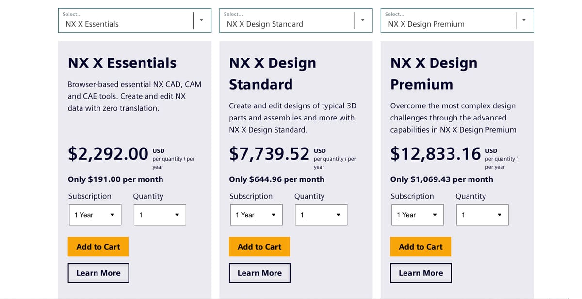 Image of Siemens NX: Free Download of the Full Version: NX Pricing & System Requirements