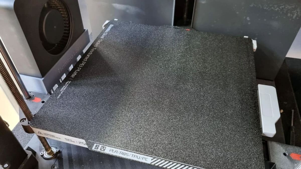 The Bambu Lab X1C's textured plate gets the job done