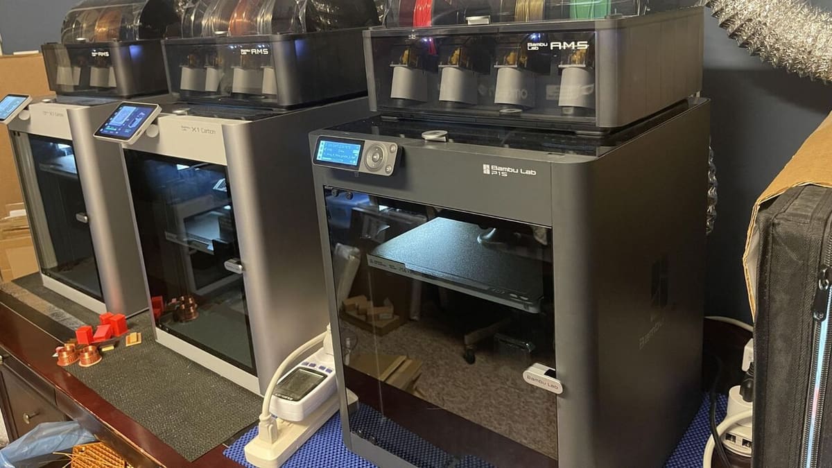 The X1C and P1S, side by side