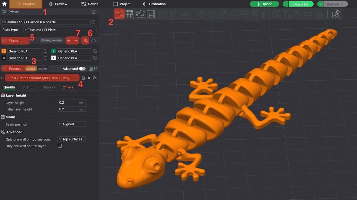 Start as a regular print