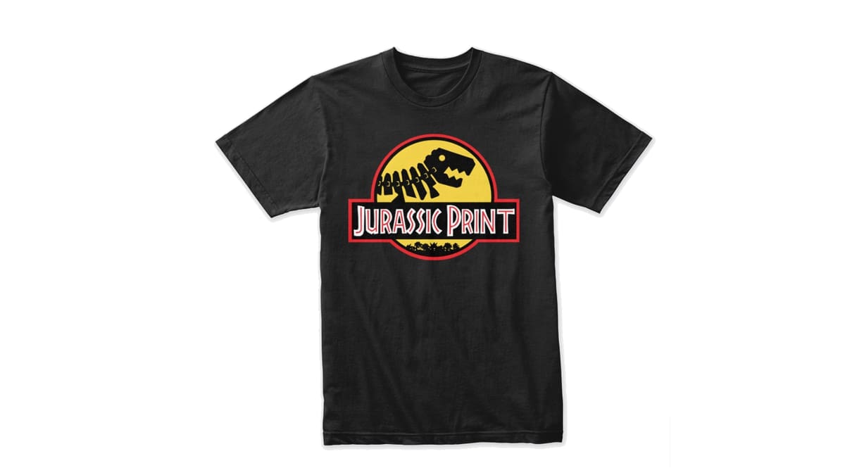 Image of 3D Printing Gift Ideas: Jurassic Print T-Shirt
