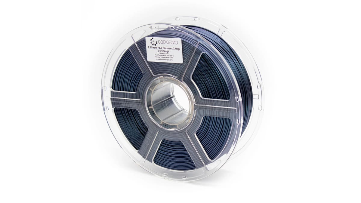 Image of 3D Printing Gift Ideas: Cookiecad Dark Magic PLA Filament