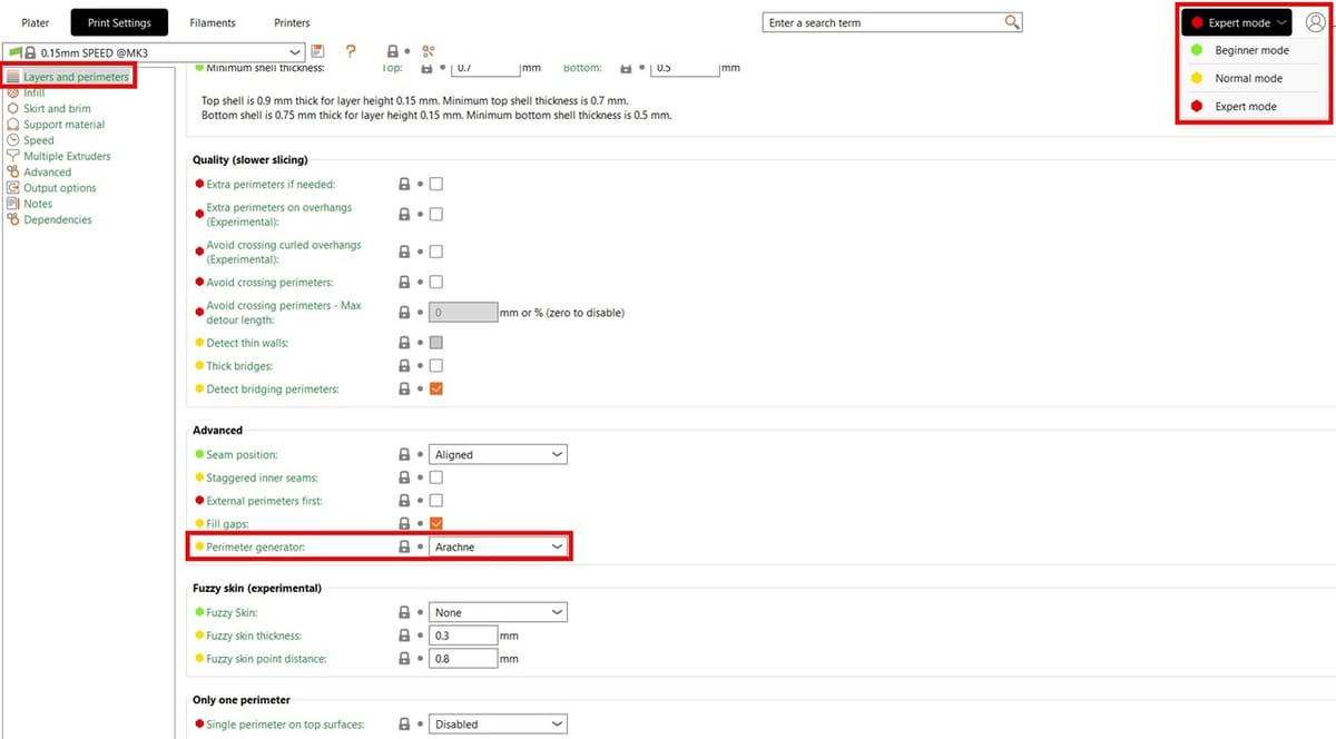 The new PrusaSlicer 2.8 version has slight UI changes