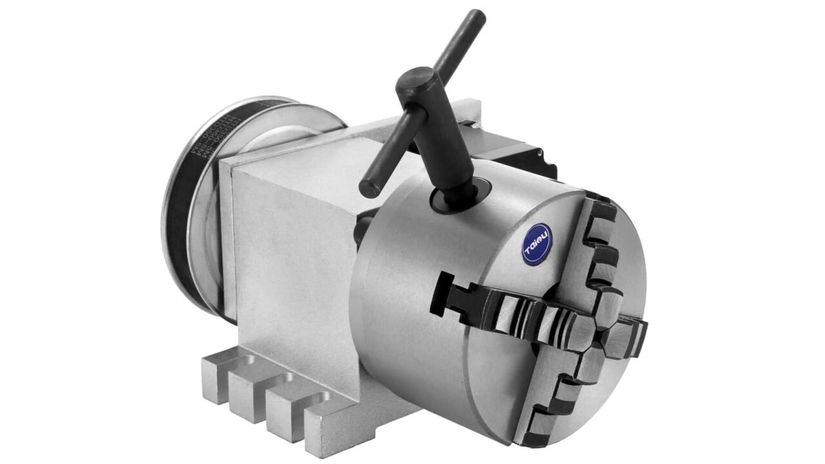 The Vevor Rotary Axis has a large 6:1 reduction between the motor and chuck