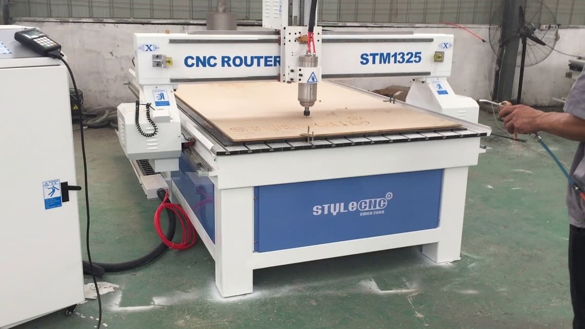 The StyleCNC 1325 boasts a large working volume