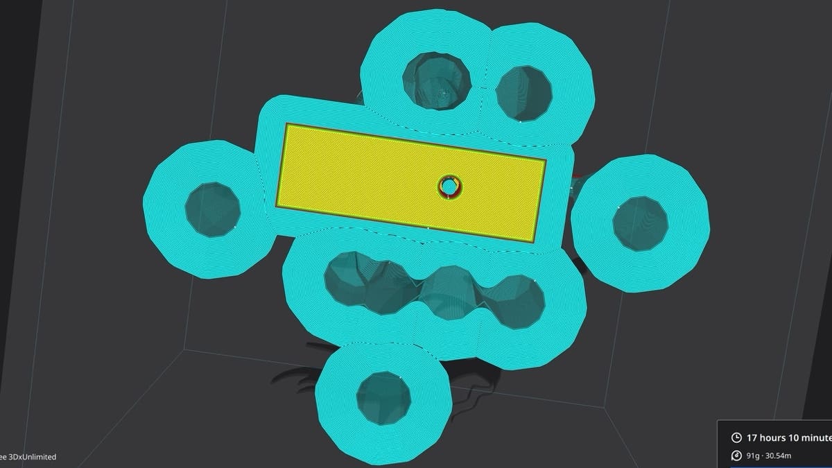 You can even add a brim to your supports!
