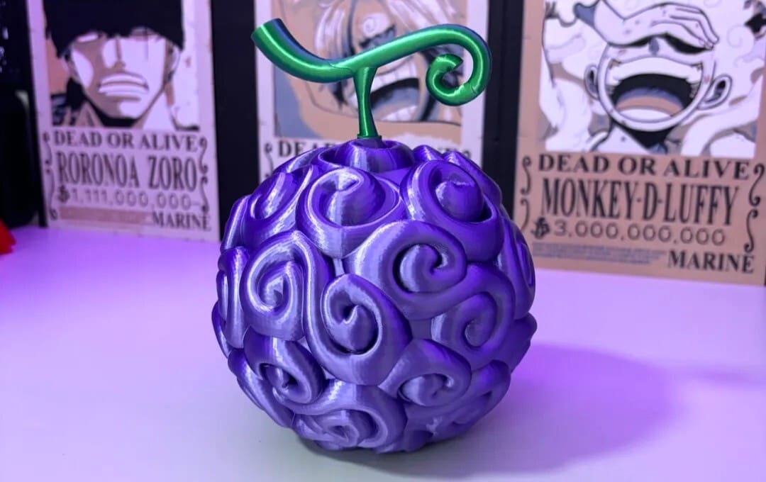 3D print your own One Piece Devil Fruit and add a legendary touch to your collection!