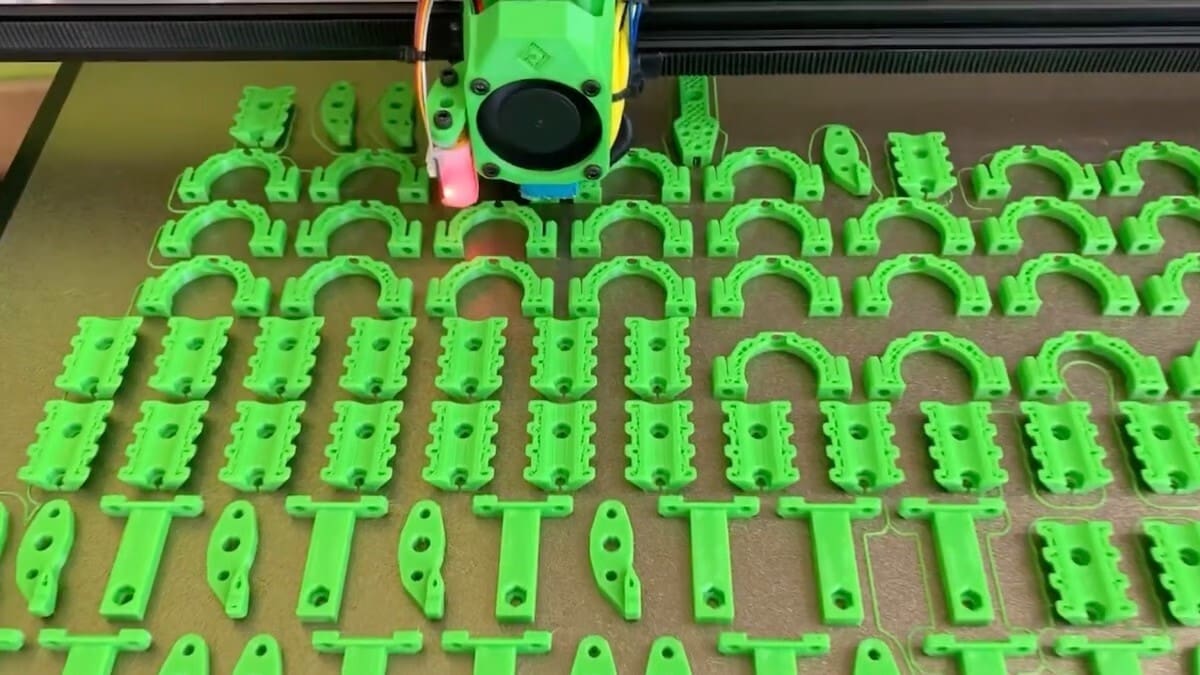 Plastic parts for a Rat Rig V-Core printed by... a Rat Rig V-Core