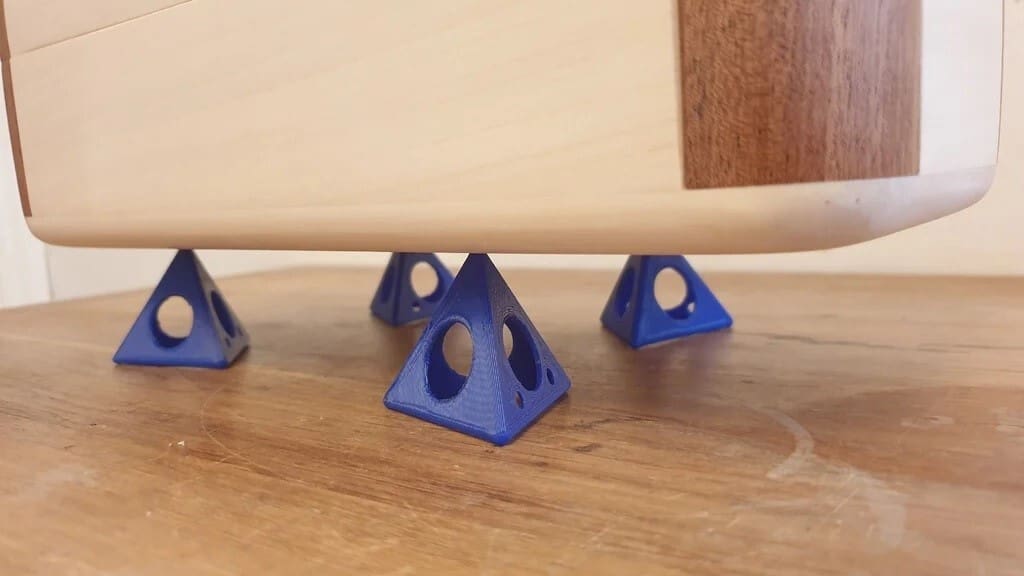 Sturdy standoffs to keep your coatings covering your workpiece and not your workspace