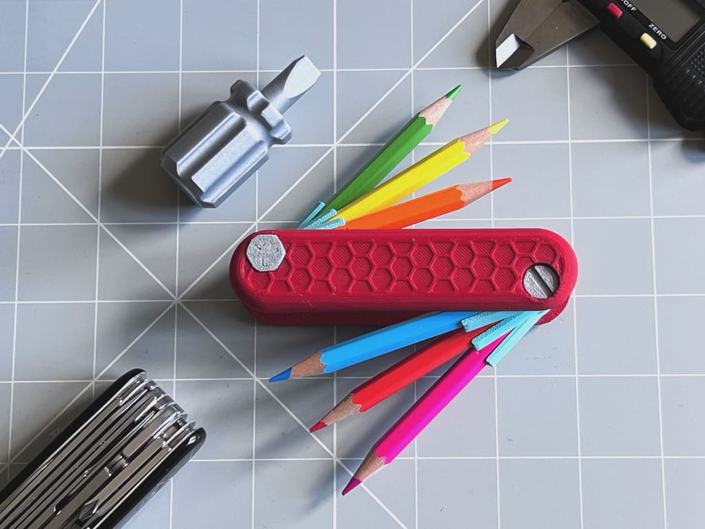 Image of Daily Advent Toy 3D Prints: Pencil Multitool